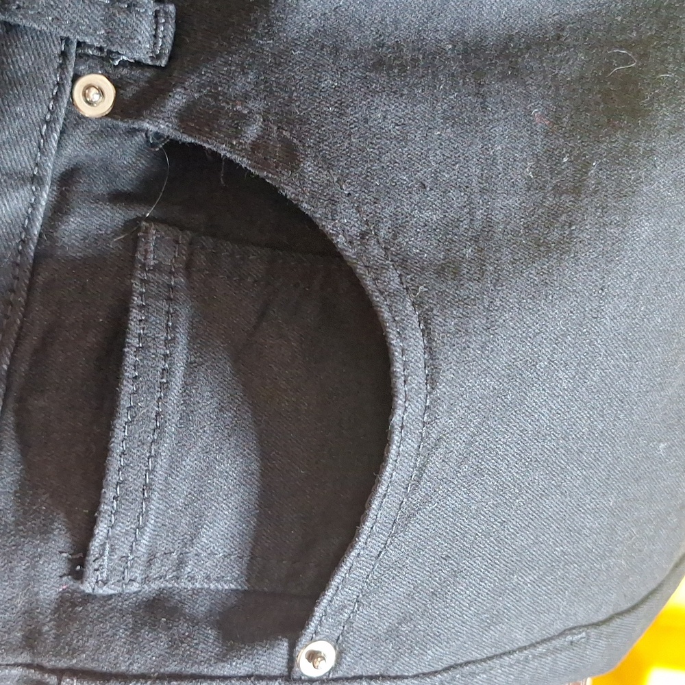 American Bazi Black Denim Pants - Picture 9 of 9